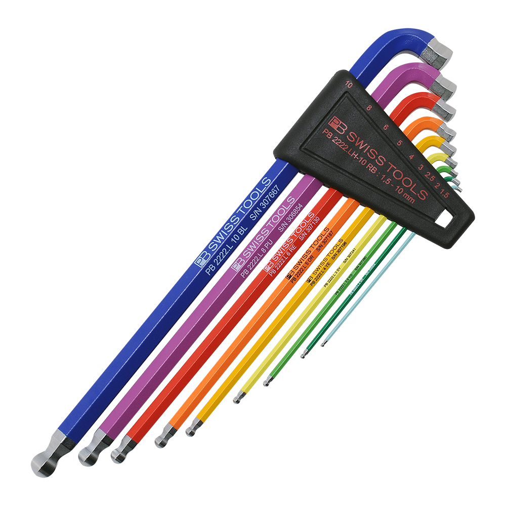 PB SWISSTOOLS　マルチアングルレインボー六角レンチセット
